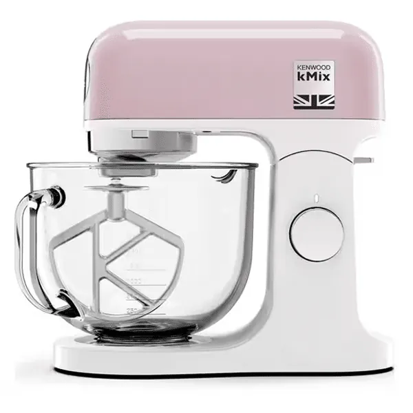 Kenwood kMix Stand Mixer, Glass Bowl, Pink
