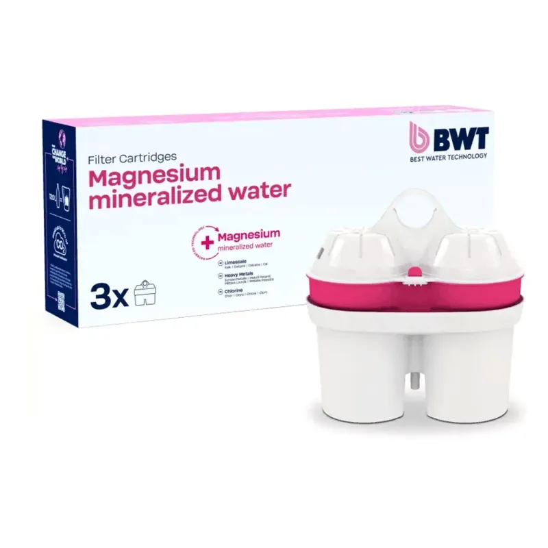 BWT Magnesium Mineralized Water Filter Cartridge, 3 Pack