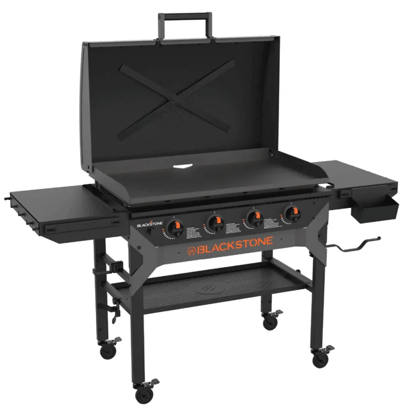 Blackstone Iron Forged 36” Griddle Gas BBQ Grill, Omnivore Griddle Plate Technology