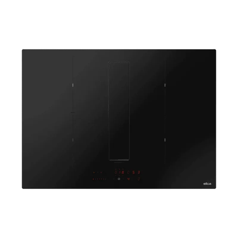 Elica NikolaTesla Fit Raw Aspiration Hob, 72CM, Matt Black, Scratch and Fingerprint Resistant