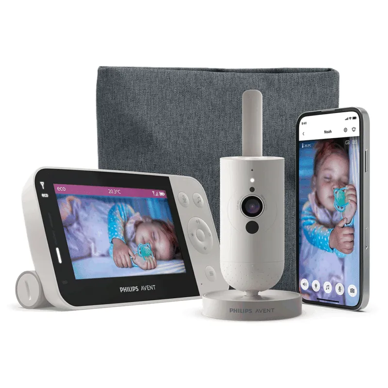 Philips Avent Connected Baby Monitor with Camera, Baby Monitor+ app
