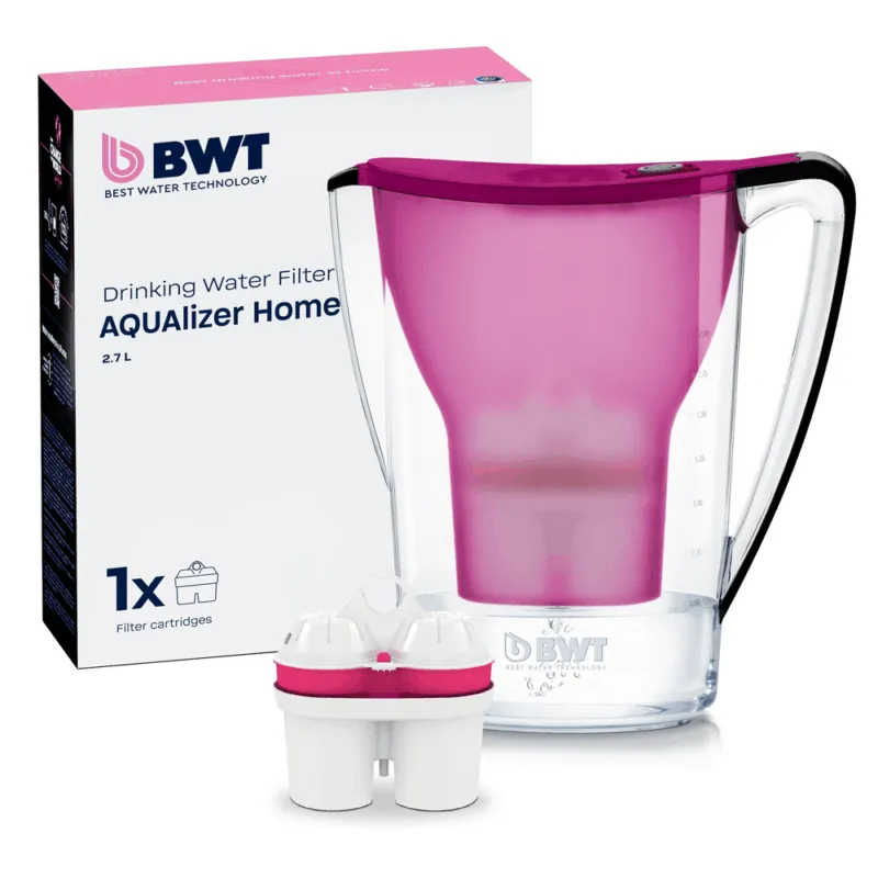 BWT AQUAlizer Home Water Filter Jug, Aubergine (Government Grant Refund: €16.74)
