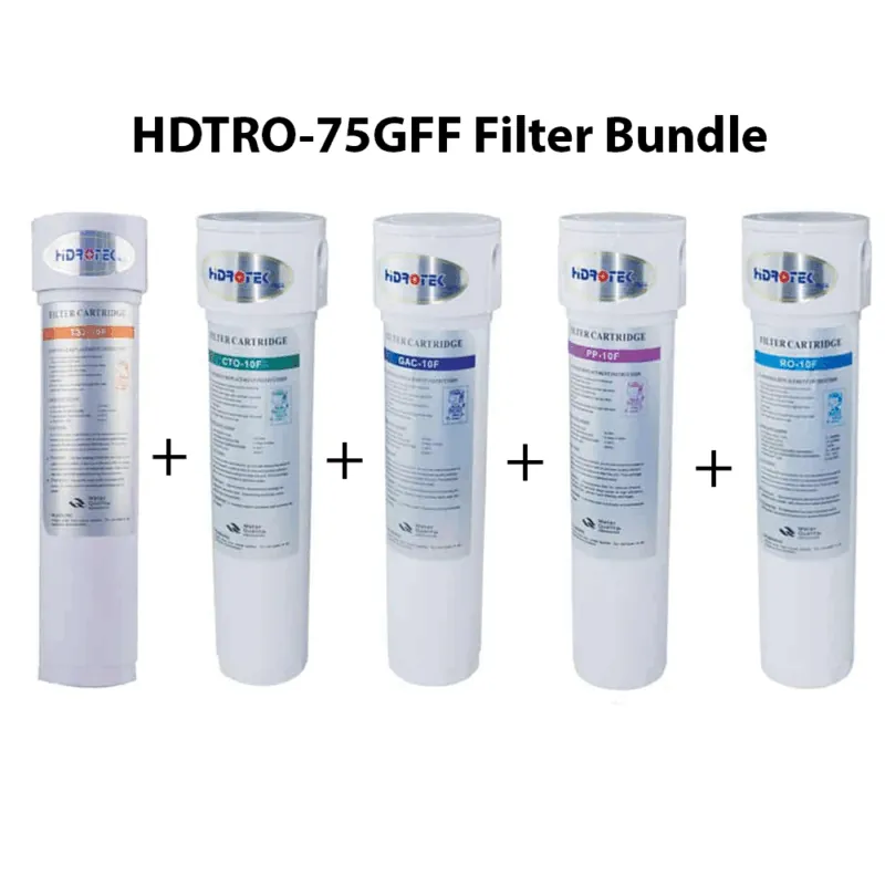 Hidrotek HDTRO-75GFF Reverse Osmosis Filter Bundle (Worth €70)