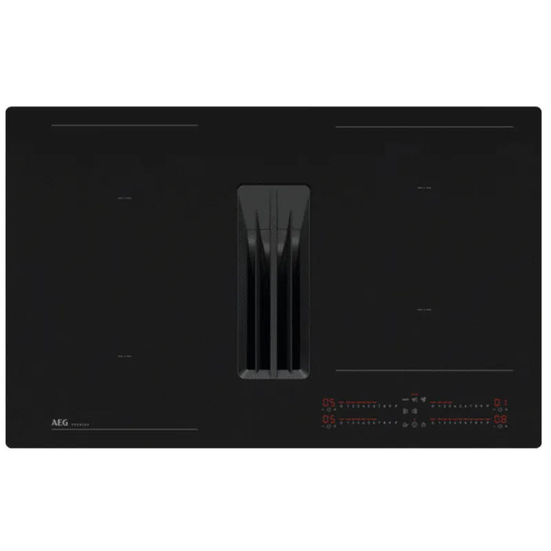 AEG Series 7000 Induction Hob with Built In Extractor, Recycling Version, Scratch Resistant SaphirMatt®, SenseFry®