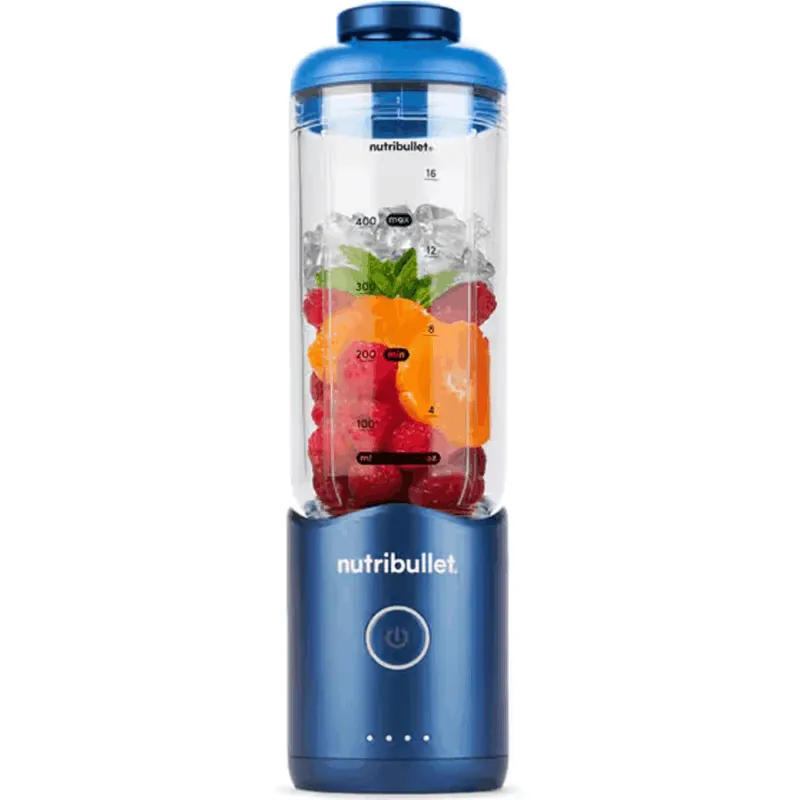 Nutribullet® Flex™ Portable Smoothie Maker, Rechargeable, Detachable Cup, Sapphire Blue