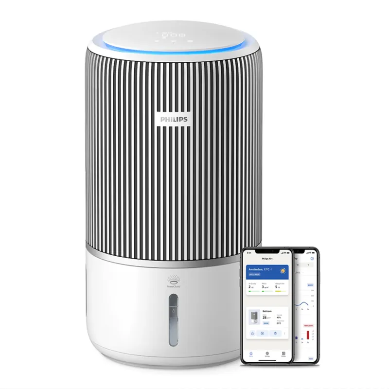 Philips Series 3400 PureProtect Water 2 in 1 Air Purifier and Humidifier, Air+ app