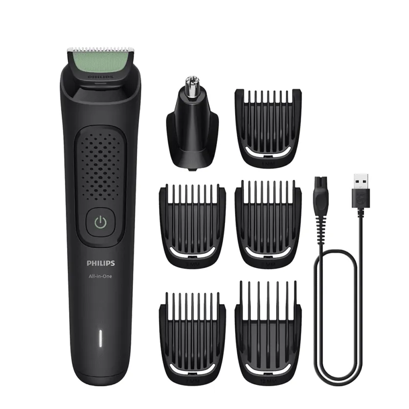 Philips Series 3000 7 in 1 Multigroom Trimmer, 60Min Run Time