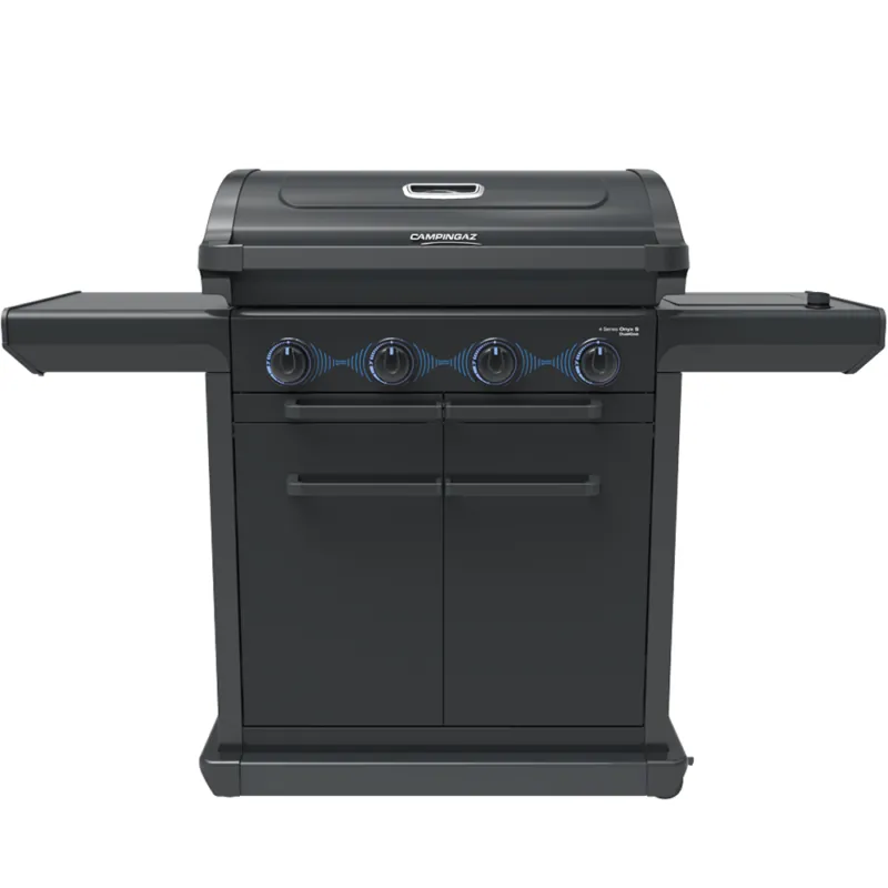 Campingaz 4 Series Onyx S BBQ, Dualgas + Free Premium Protective Cover