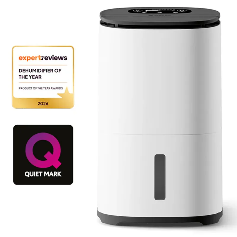Meaco Dry Arete® Two 25L Dehumidifier & Air Purifier, Meaco App, Suitable for Rooms up to 90 m²