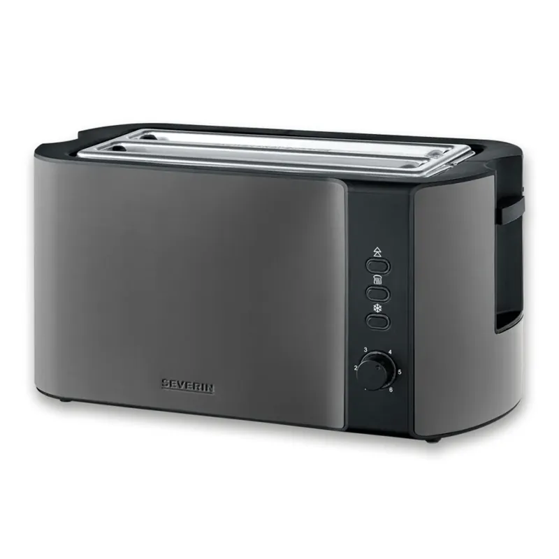 Severin Automatic Long Slot Toaster, 4 Slices, Stone Grey