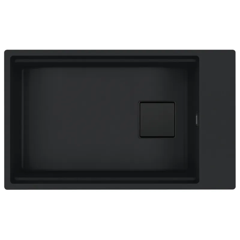 Franke Kubus 2 KNG110-62 Kitchen Sink, Undermount, Matt Black
