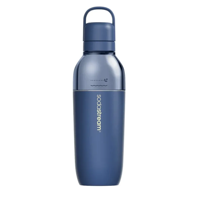 Sodastream FIZZ & GO Easy Mix Carbonating Bottle, 710ML, 6 HR Cold, Storm