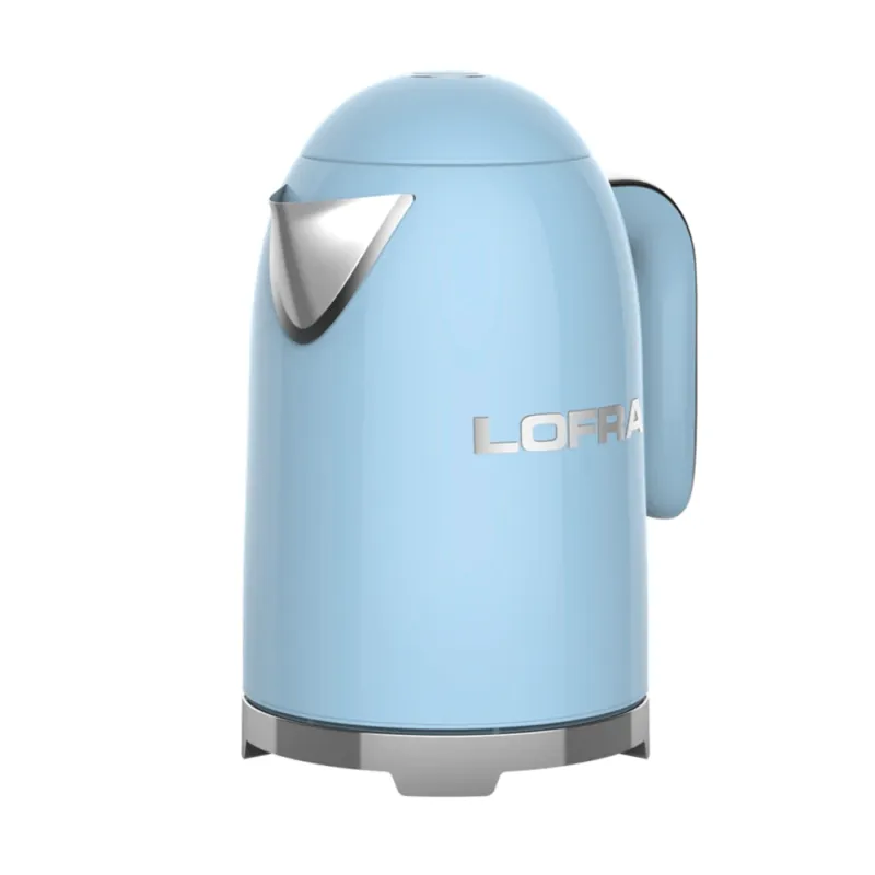Lofra Goccia Retro Electric Kettle, Blue, 1.7 L