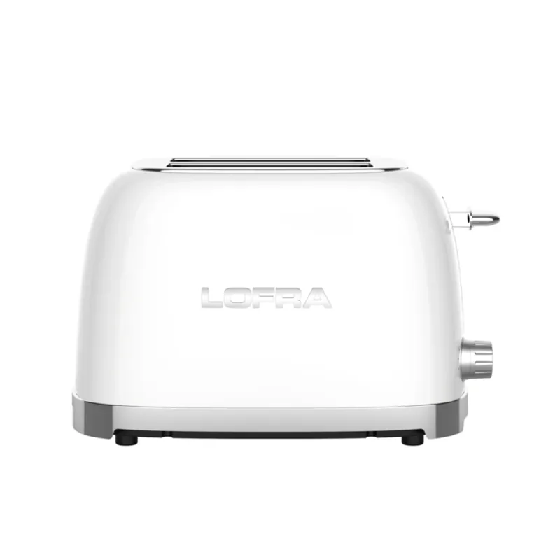 Lofra Retro Double Toaster, Pearl White, 2 Slices