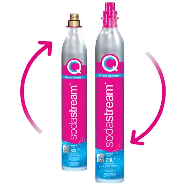 SodaStream Part Exchange Quick Connect 60L Cylinder for Water Carbonator