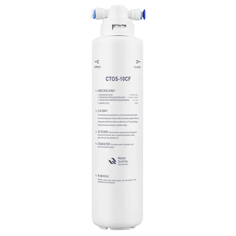 Hidrotek Bayonet CTOS-10CF RO Filter for Royal Cloud