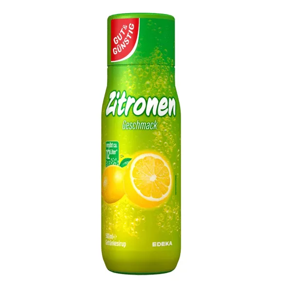 Edeka Gut and Gunstig Lemon Soda Mix Syrup