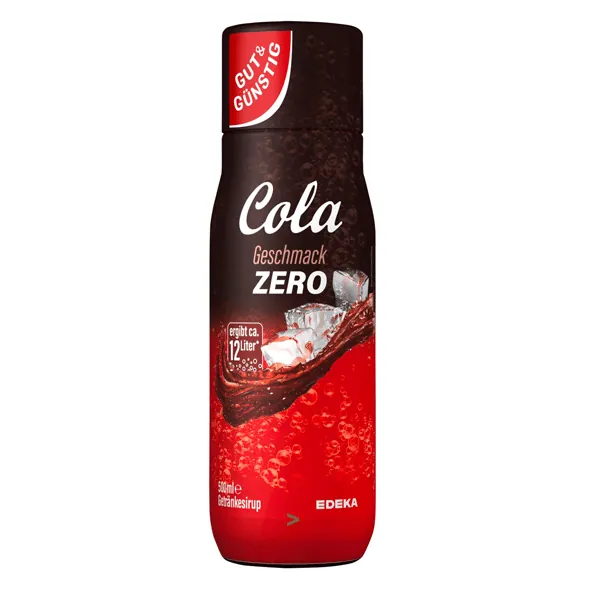 Edeka Gut and Gunstig Cola Zero Soda Mix Syrup