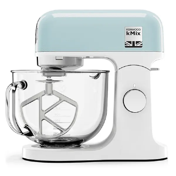 Kenwood kMix Stand Mixer, Glass Bowl, Light Blue