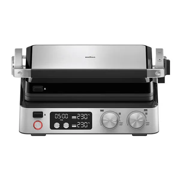 Braun CG 7040 MultiGrill 7 Contact Grill, 2000W, Temperature Display, Timer