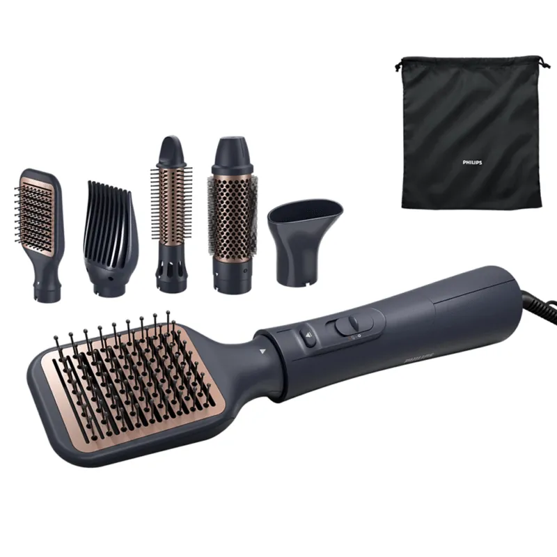 Philips Series 5000 Hair Dryer Brush, 5 Attachments, 1000W