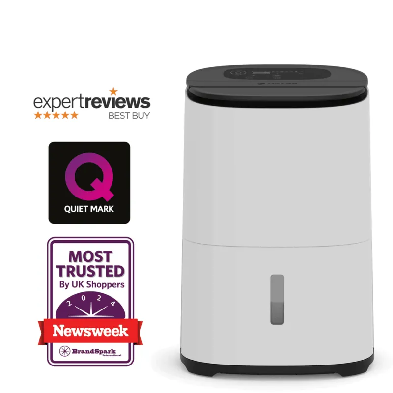 Meaco Dry Arete® Two 12L Dehumidifier & Air Purifier, Meaco App, Suitable for Rooms up to 50 m²
