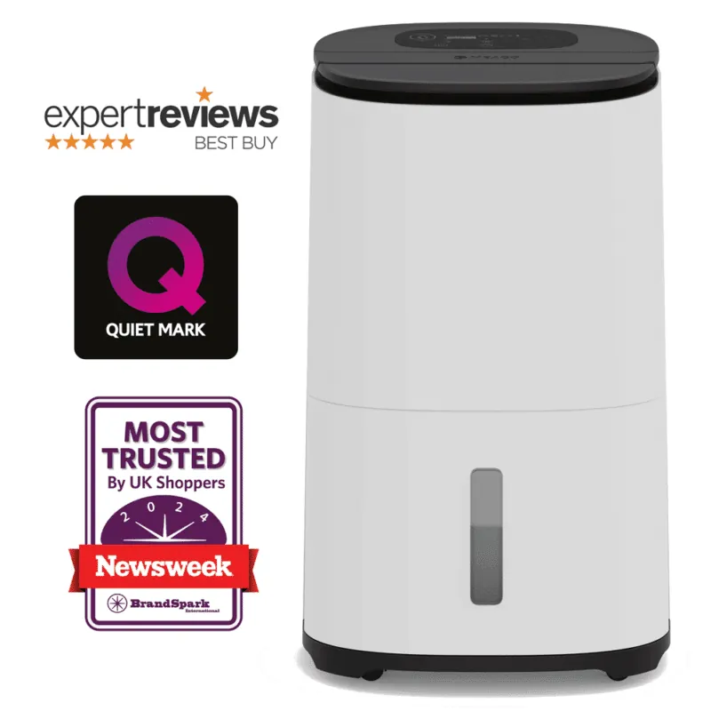 Meaco Dry Arete® Two 20L Dehumidifier & Air Purifier, Meaco App, Suitable for Rooms up to 80 m²