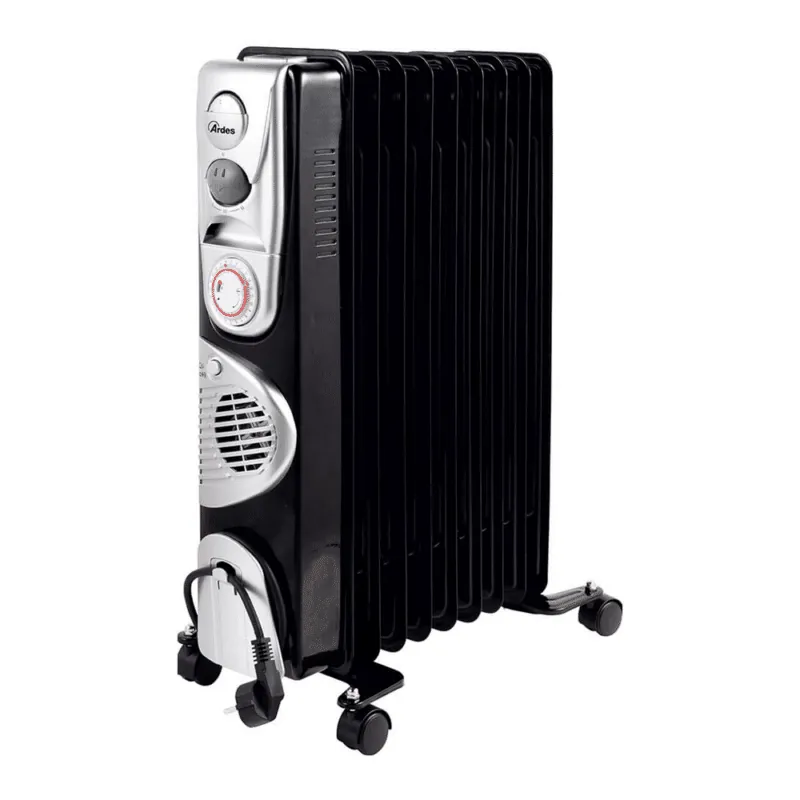 Ardes AR4R09BTTE Oil09 Turbo Time Oil Radiator Heater, 9 Fins
