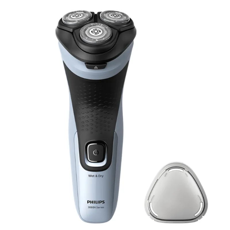 Philips Wet & Dry Electric Shaver 3000X, 40 Minutes Runtime, Protection Cap