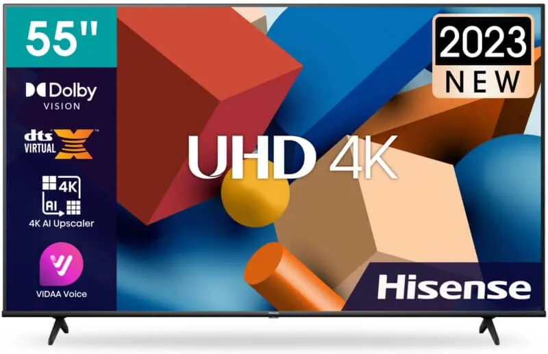 Hisense 55A6K 55″ 4K Ultra HD Wi-Fi Smart TV