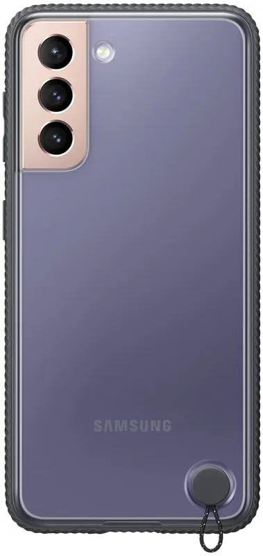 Samsung S21 5G Clear Protective Cover – Black