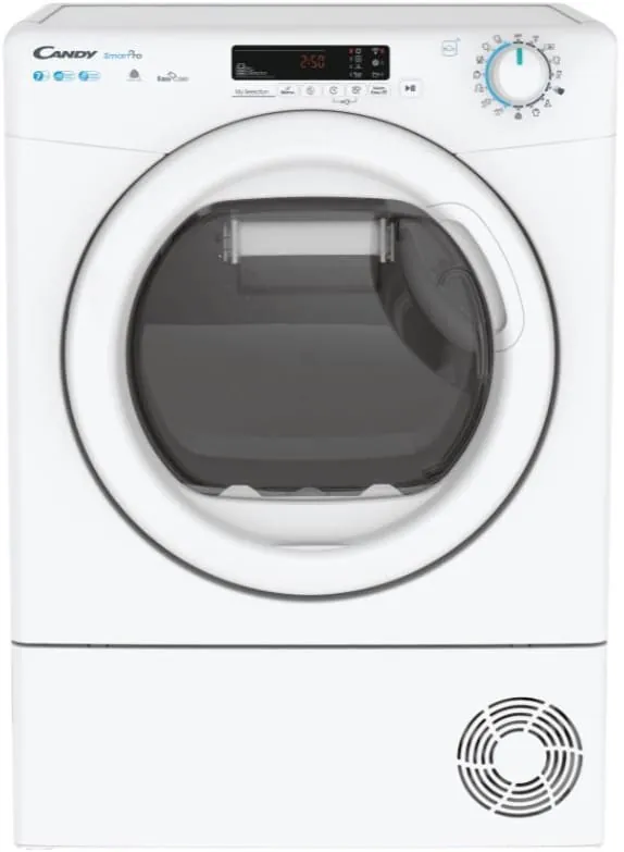 Candy Smart Pro Slim CSO4H7A2DE-S Heat Pump Tumble Dryer, 7Kg A++