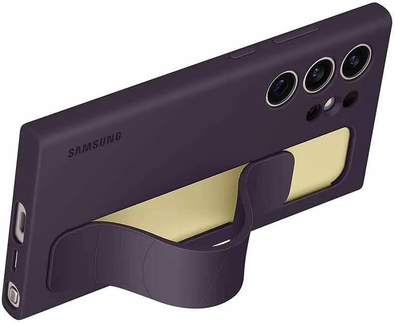 Samsung Galaxy S24 Ultra Standing Grip Case – Violet