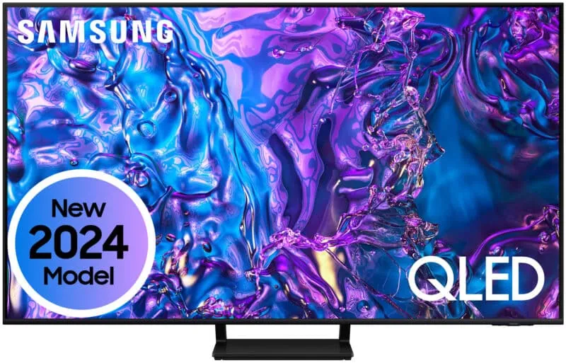 Samsung Q70D TV QLED 4K 75” QE75Q70DATXZT Smart TV Wi-Fi Black 2024, Quantum Processor 4K, 4K AI Upscaling, AirSlim Design, OTS Lite