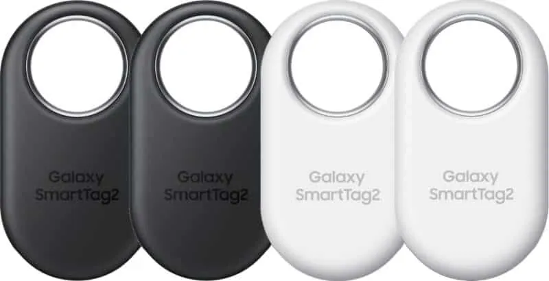 Samsung Galaxy SmartTag 2 – Black / White (Pack of 4)