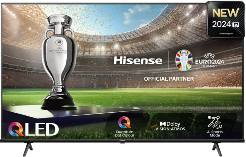 Hisense 75E7NQ 75″ QLED 4K Ultra HD Smart TV Wi-Fi