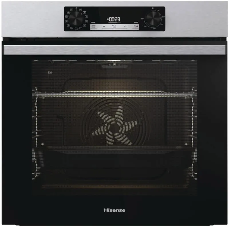 Hisense BI64213EPX 77L Pyrolytic Oven with 300° Pizza Mode