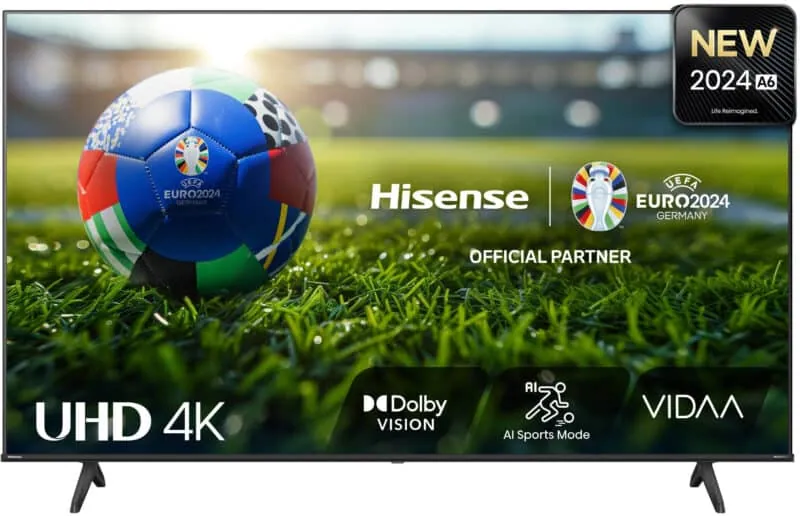 Hisense 85A6N 85″ Class A6 Series LED 4K Ultra HD Smart TV Wi-Fi