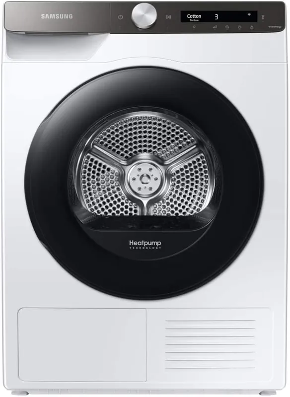 Samsung DV90T5240AT/S3 AI Control Optimal Dry Tumble Dryer, 9Kg A+++
