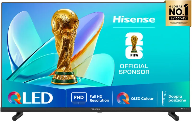 Hisense 40A5Q 40″ 60Hz QLED Smart TV Wi-Fi