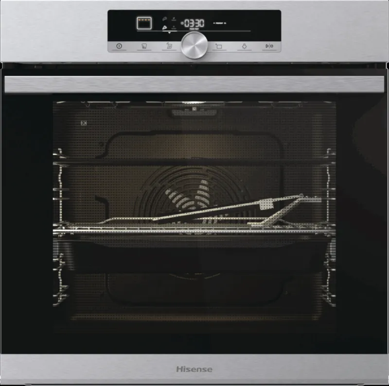 Hisense BI64213E5PX 77L Class A Multifunction Electric Oven with Grill & Pizza Mode