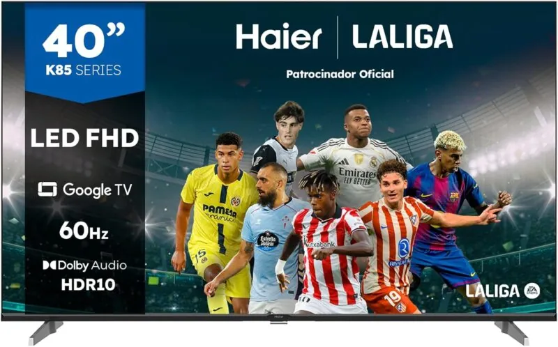 Haier H40K85EFX 40″ Smart Google TV With Google Assistant