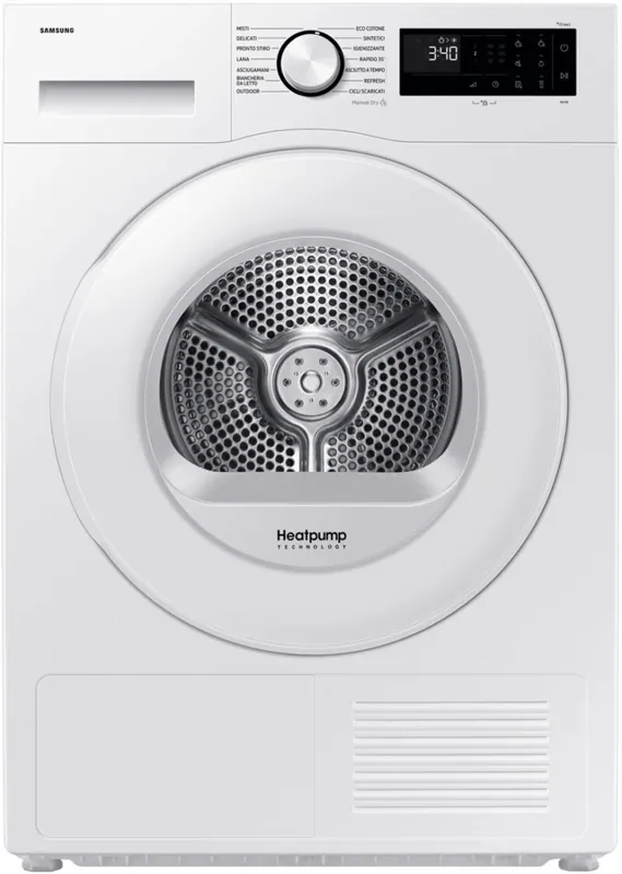 Samsung DV90DG52A0TEET Crystal EcoDry Tumble Dryer, 9Kg A+++