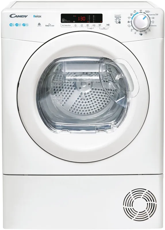 Candy CRE H10A2DE-S Heat Pump Smart Tumble Dryer, 10Kg Class E