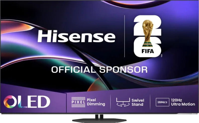 Hisense 55A85Q 55″ OLED 4K Ultra HD Smart TV Wi-Fi