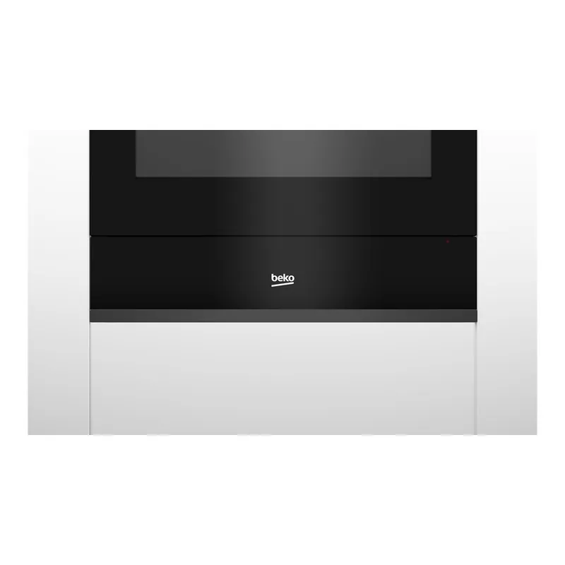 Beko Drawer Built-In Blk Dark Inox Trim
