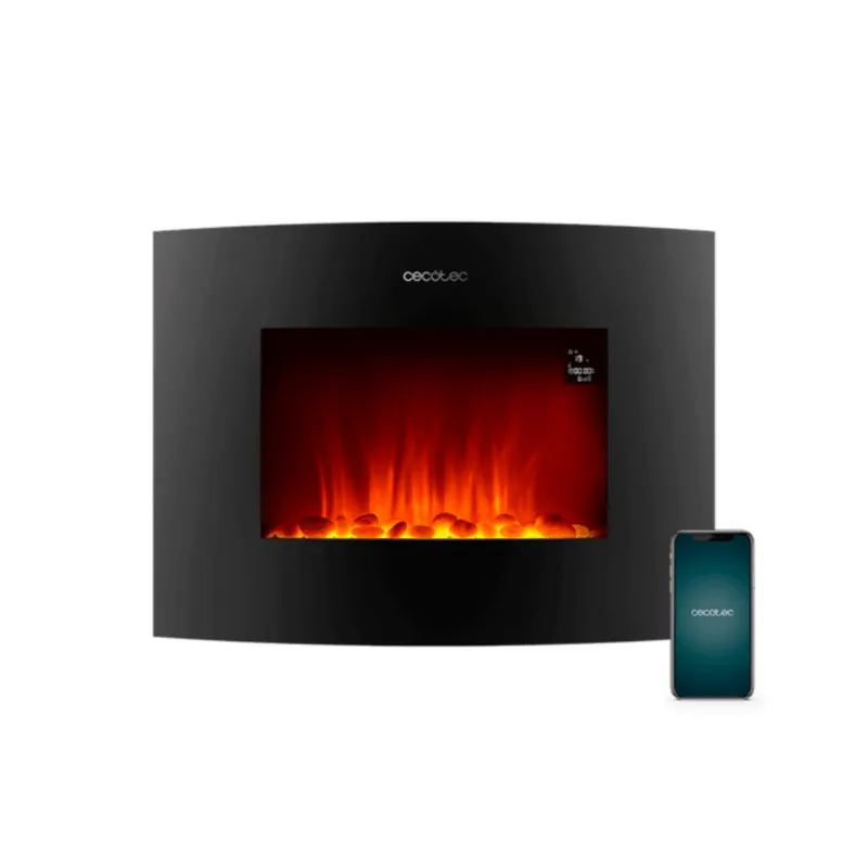 Cecotec Curved Electric Fireplace 2000W