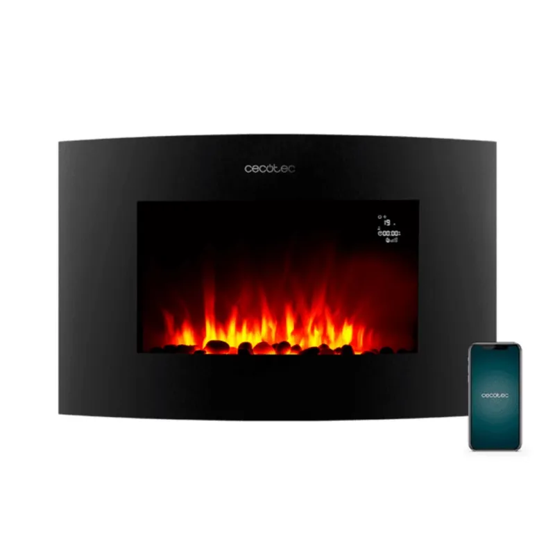 Cecotec Curved Electric Fireplace 3550