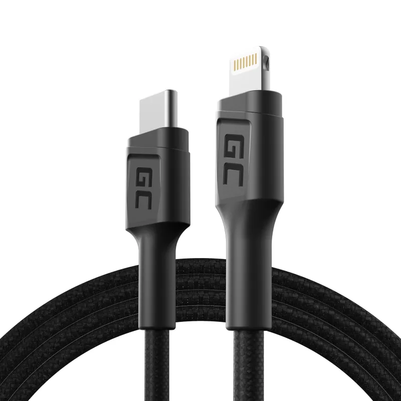 Green Cell 1m Lightning-USB Type-C Cable