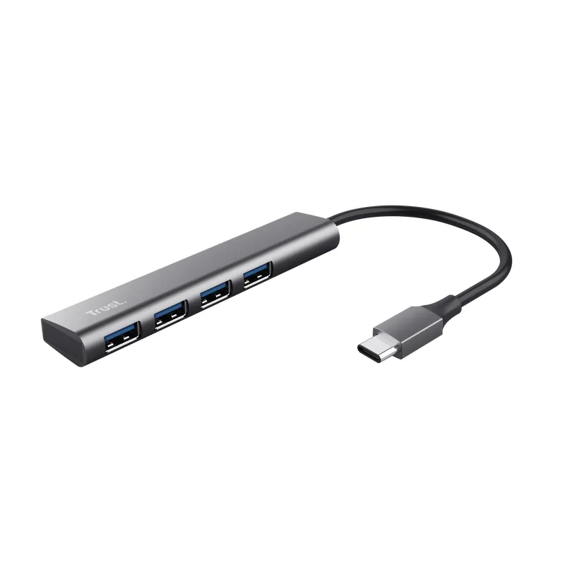 Trust USB-C To 4 Port USB-A 3.2 Gen1 Hub Halyx